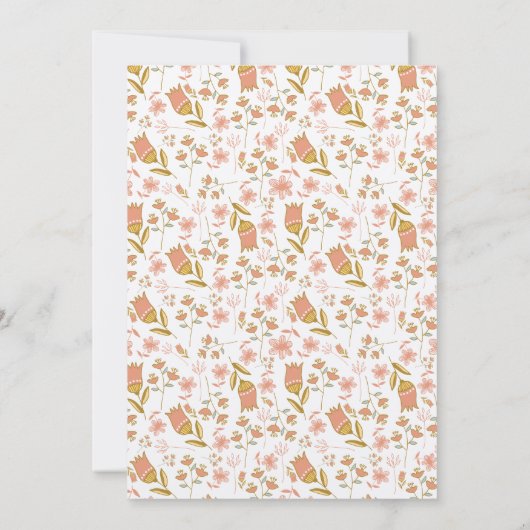 Prinses en de Pea Slumber Party Uitnodiging (Achterkant)