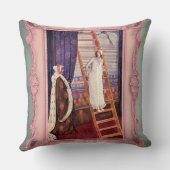 Prinses en de Pea Story Kussen | (Achterkant)