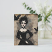 Prinses en de Ravens Briefkaart (Staand voorkant)