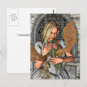 Prinses en Draak Briefkaart (Voorkant / Achterkant)