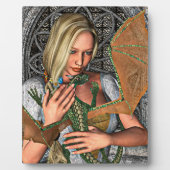 Prinses en Draak Fotoplaat (Voorkant)
