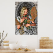Prinses en Draak Poster (Keuken)