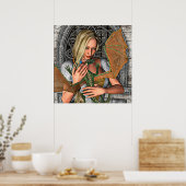 Prinses en Draak Poster (Keuken)