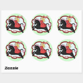 Prinses en Eenhoorn Sticker (Vel)