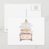 prinses en erwt briefkaart (Voorkant / Achterkant)