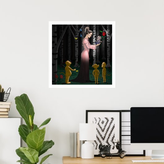 Prinses en Goblins Poster (Thuiskantoor)