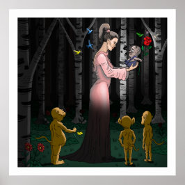 Prinses en Goblins Poster