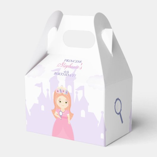 Prinses en Haar Magische Spiegel Bedankdoosjes (Achterkant)