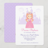 Prinses en Haar Magische Spiegel Kaart (Voorkant / Achterkant)