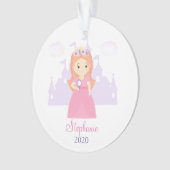 Prinses en Haar Magische Spiegel Ornament (voorkant)