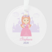 Prinses en Haar Magische Spiegel Ornament (voorkant)