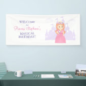 Prinses en haar toverspiegel spandoek (Beurs)
