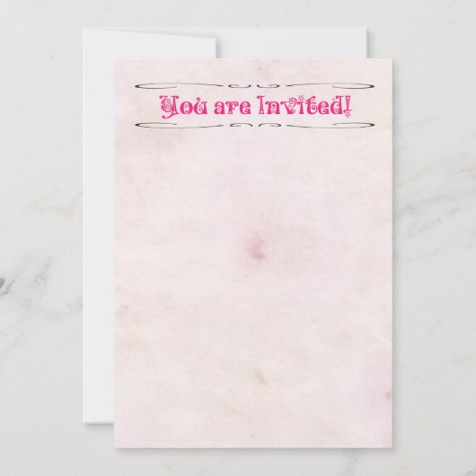 Prinses en het Pea Pajama verjaardagsfeestje Kaart (Achterkant)