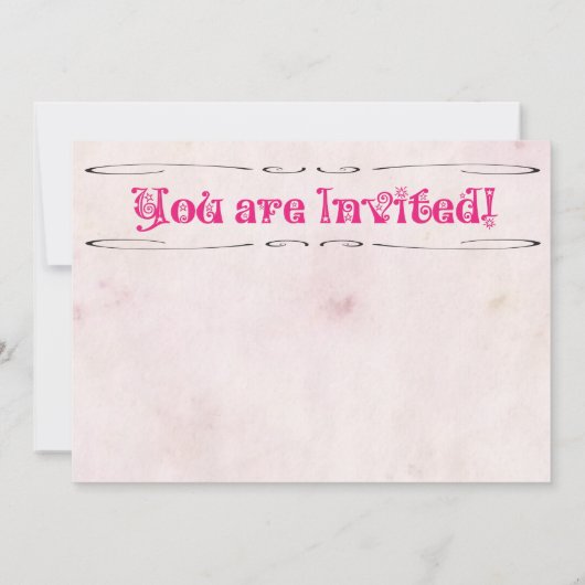 Prinses en het Pea Pajama verjaardagsfeestje Kaart (Achterkant)