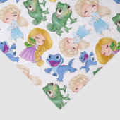 prinses en huisdieren tissuepapier (Detail)