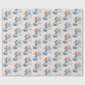 Prinses en kasteel cadeaupapier (Vlak)