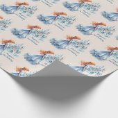 Prinses en kasteel cadeaupapier (Hoek)