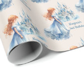 Prinses en kasteel cadeaupapier (Rol Hoek)