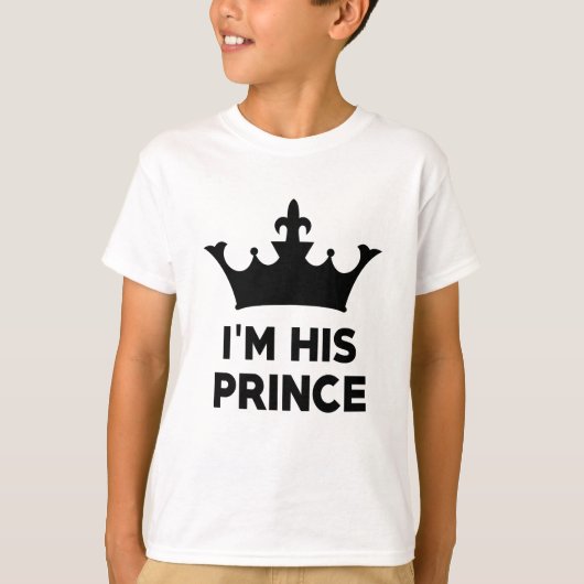 Prinses en prinses Shirten T-shirt (Voorkant)