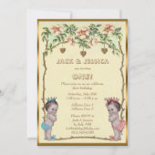  prinses en prinses zijn jarig kaart (Achterkant)