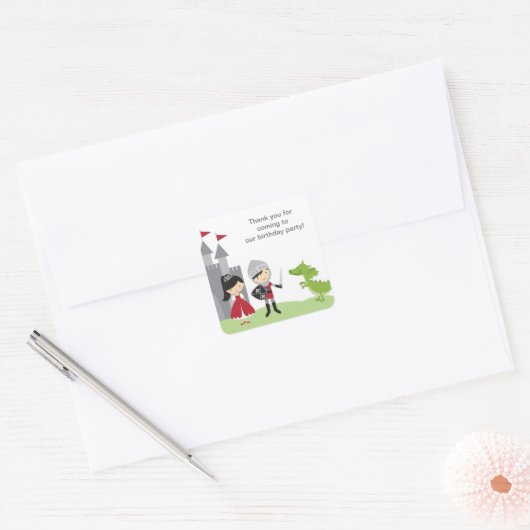 Prinses en Ridder Stickers (Envelop)