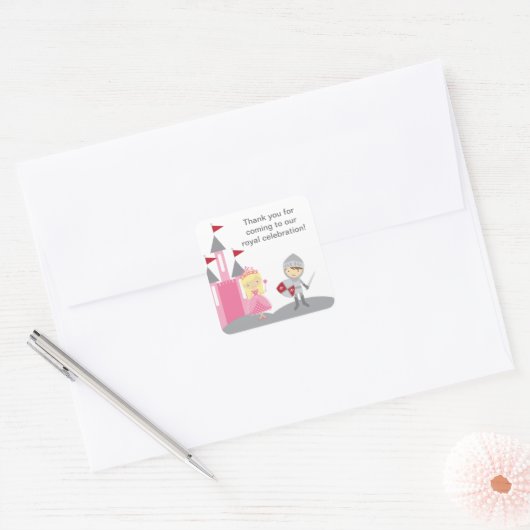 Prinses en Ridder Stickers (Envelop)
