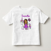  Prinses en Unicorn Persoonlijk Shirt (Voorkant)