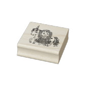  prinses en Unicorn Rubberstempel (Stempel)