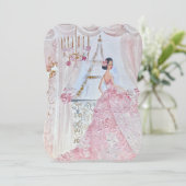 Prinses Fleur Bella Roos 1 Kaart (Staand voorkant)