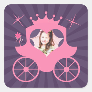 Prinses Foto Verjaardag Sticker
