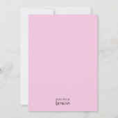 Prinses Foto Verjaardagsfeestje Kasteel Kaart (Achterkant)