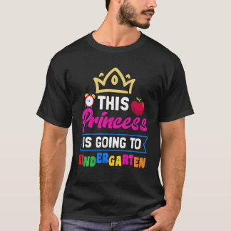 Prinses gaat naar school t-shirt