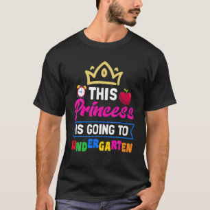 Prinses gaat naar school t-shirt