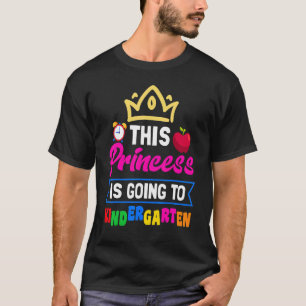Prinses gaat naar school t-shirt