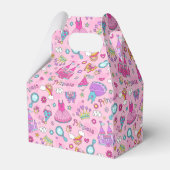 Prinses Gable Favor Doos Bedankdoosjes (Achterkant)