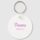 Prinses, Galatians 4:7 Sleutelhanger (Voorkant)