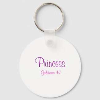 Prinses, Galatians 4:7 Sleutelhanger