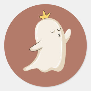 Prinses Geest Blaast een Kus Ronde Sticker