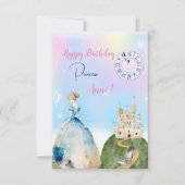 Prinses Gelukkige Verjaardag Groet Kaart (Voorkant)