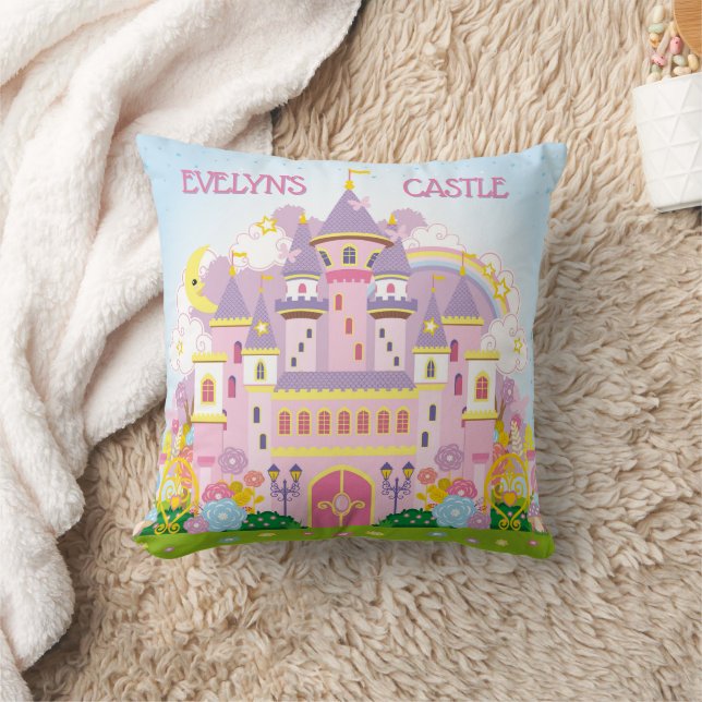 Prinses! Gepersonaliseerd Castle Sierkussen (Deken)