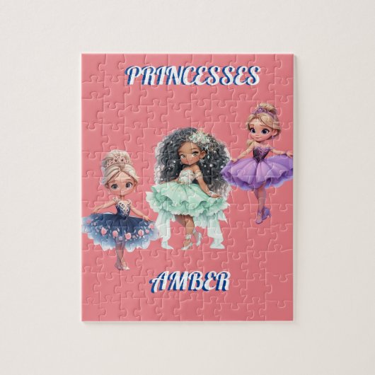 "PRINSES" GEPERSONALISEERD LEGPUZZEL (Verticaal)