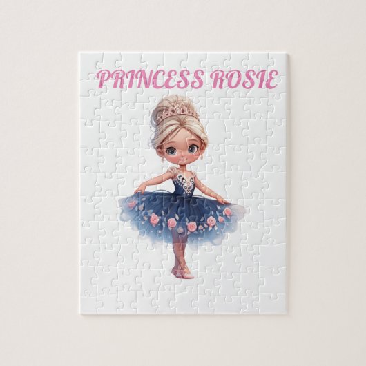 "PRINSES" GEPERSONALISEERD LEGPUZZEL (Verticaal)