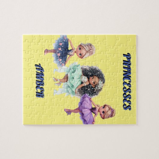 "PRINSES" GEPERSONALISEERD LEGPUZZEL (Horizontaal)
