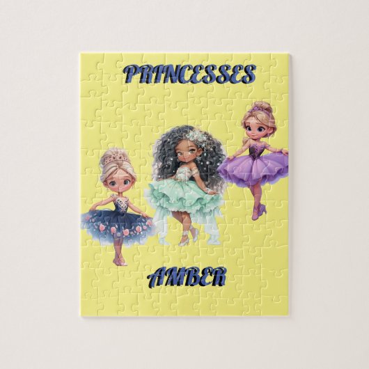 "PRINSES" GEPERSONALISEERD LEGPUZZEL (Verticaal)