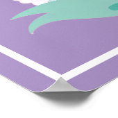  prinses gepersonaliseerd poster (Hoek)