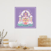  prinses gepersonaliseerd poster (Keuken)