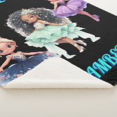 "PRINSES" GEPERSONALISEERD SHERPA DEKEN (3/4)