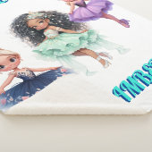 "PRINSES" GEPERSONALISEERD SHERPA DEKEN (3/4)