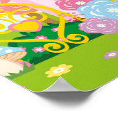 Prinses! Gepersonaliseerde Kasteelmuur decor poste Poster (Hoek)