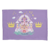  prinses gepersonaliseerde Paarse Kussensloop (Voorkant)